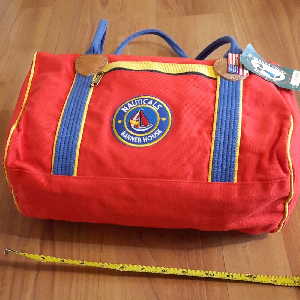 Vintage Banner House Duffel Bag New - Picture 7 of 9